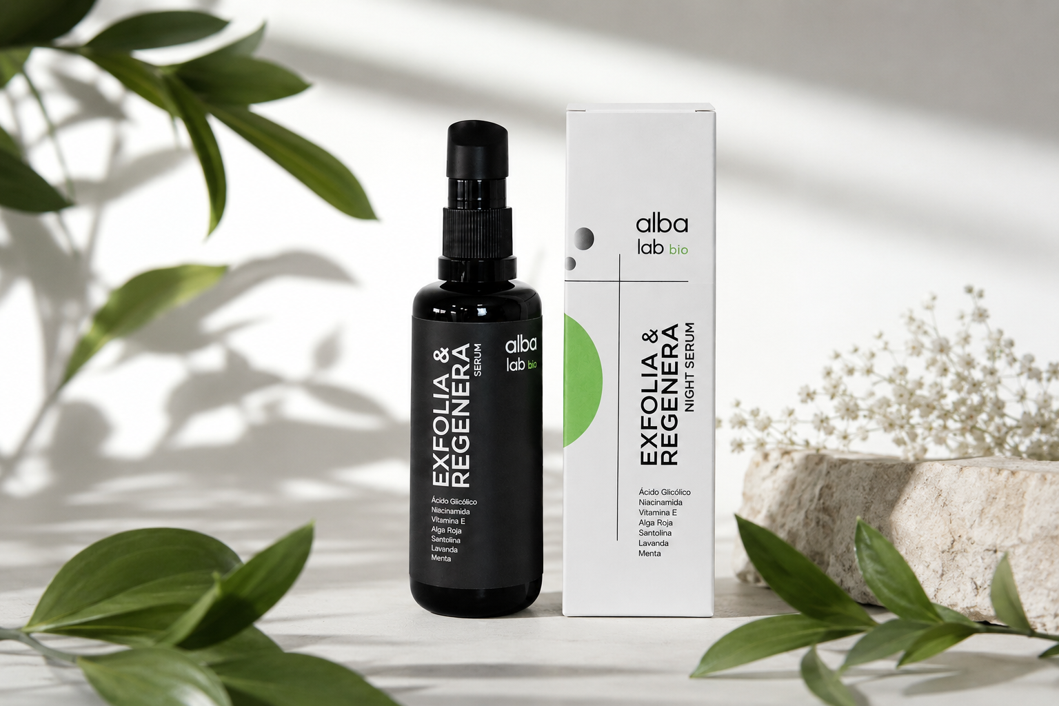 EXFOLIA & REGENERA NIGHT SERUM: renovación nocturna